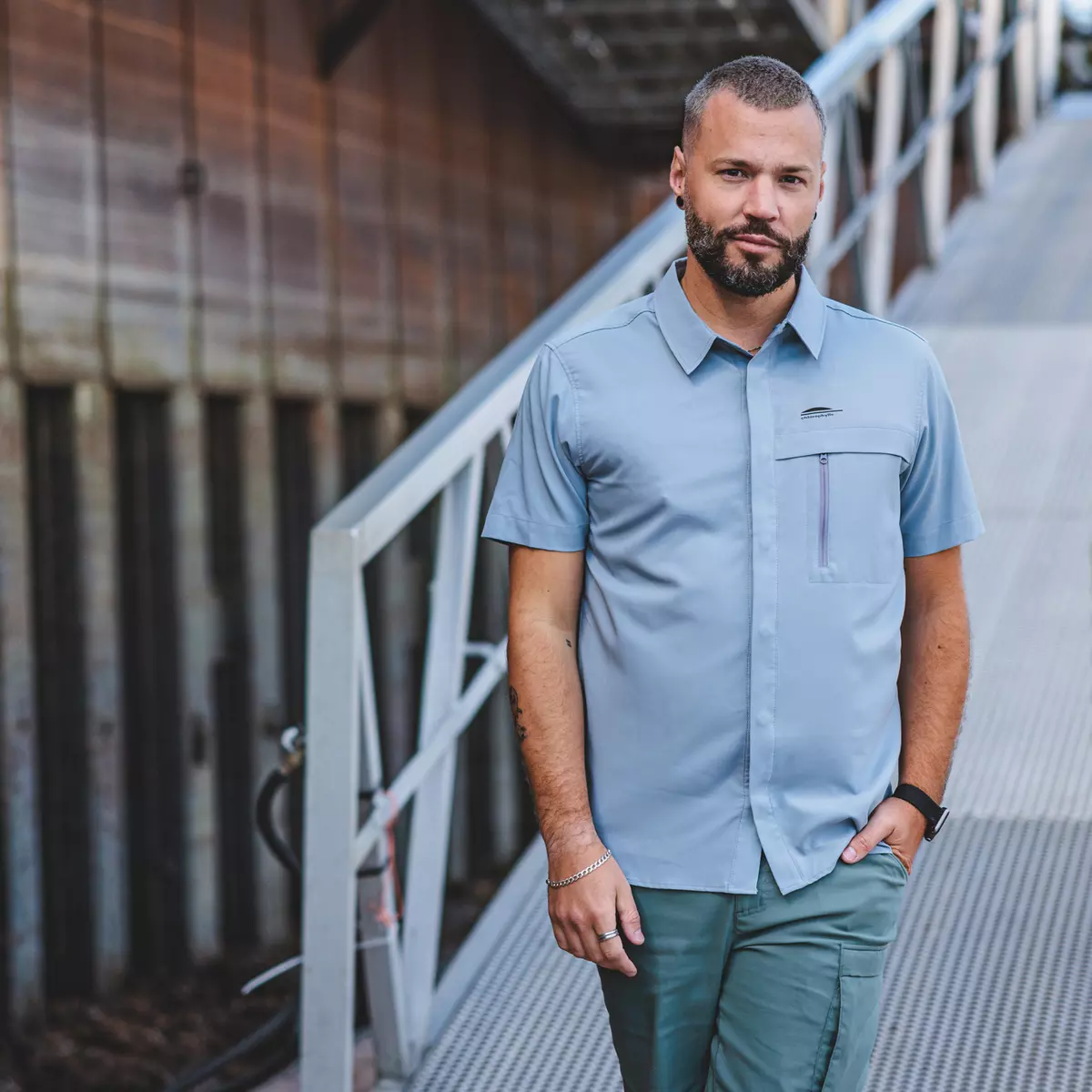 Gaspé - Chemise à Manches Courtes Anti-UV - Homme - Image 9