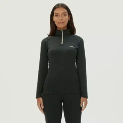 Chl Plus - Chandail Sous-vêtement à Demi-zip Femme